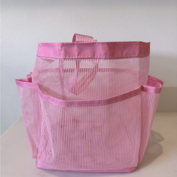 Pink Mesh Shower Caddy - Picture 2 of 4